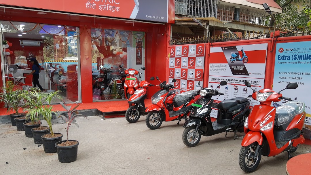 hero electric cycle showroom