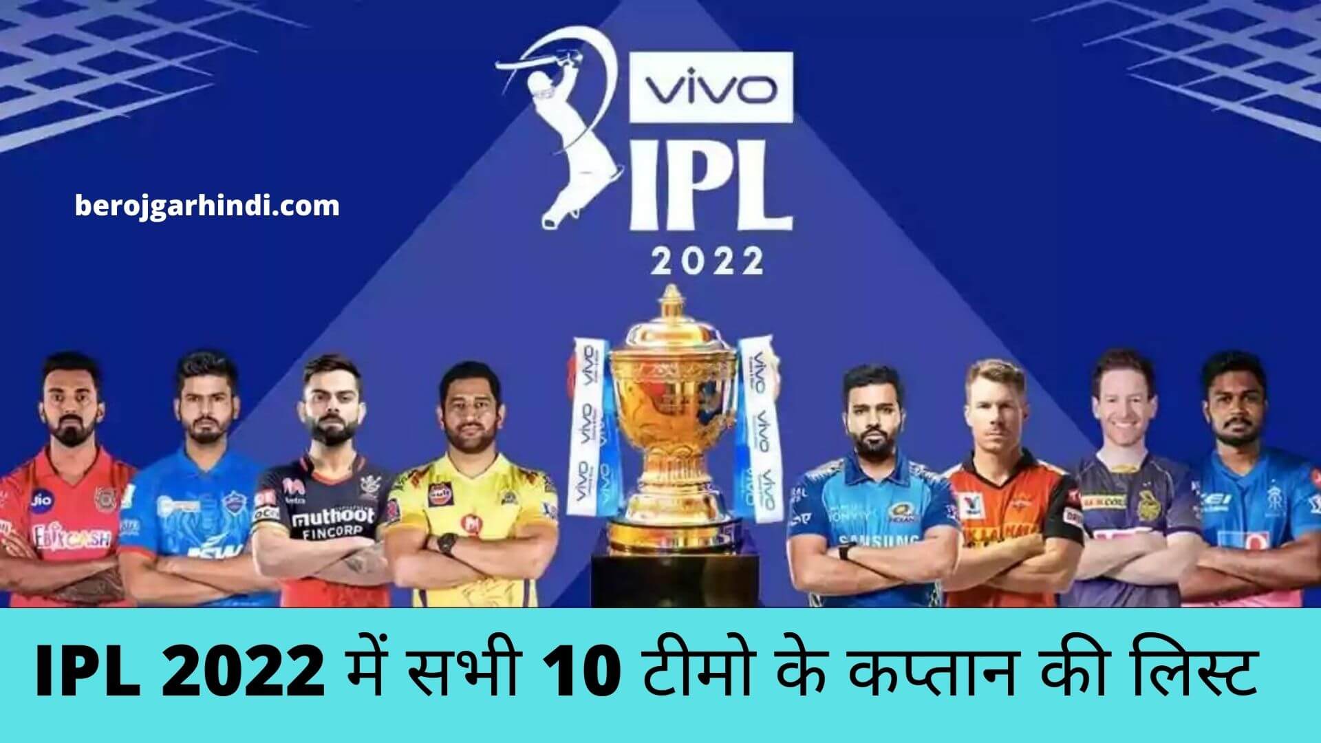 IPL 2022 All Team New Captain List | IPL 2022 में सभी 10 टीमो के कप्तान की लिस्ट?